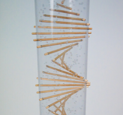 Large Spiral Sounds® Rainstick 49"- Crystaline Beads - Loudest Bead