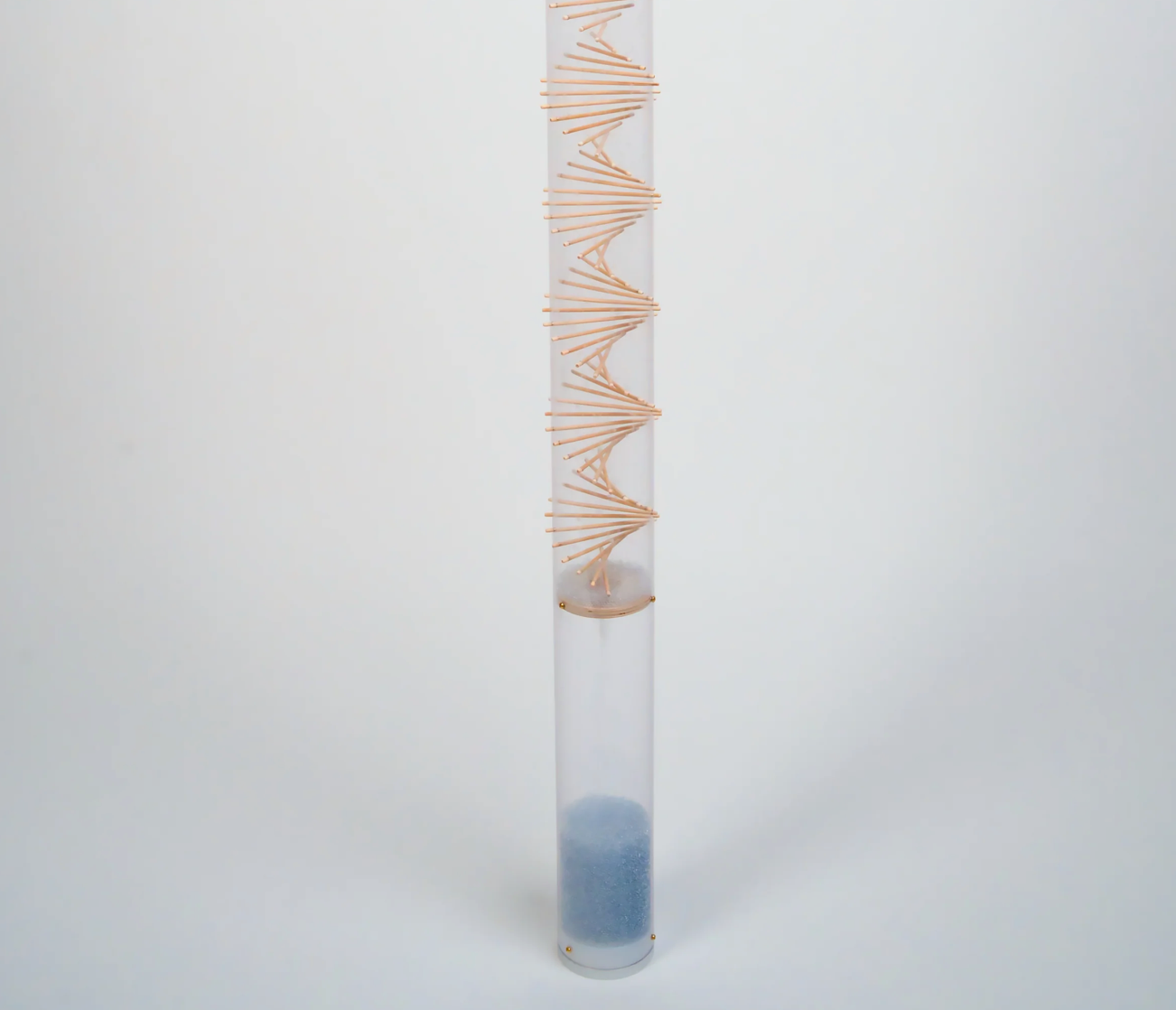 Large Spiral Sounds® Rainstick 49"- Crystaline Beads - Loudest Bead