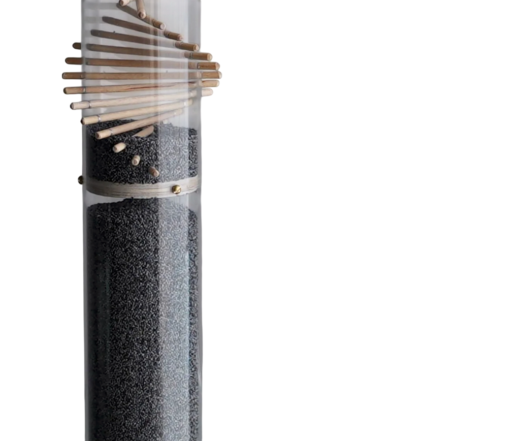 Small Spiral Sounds® Rainstick 24" Poppyseed - Most Gentle
