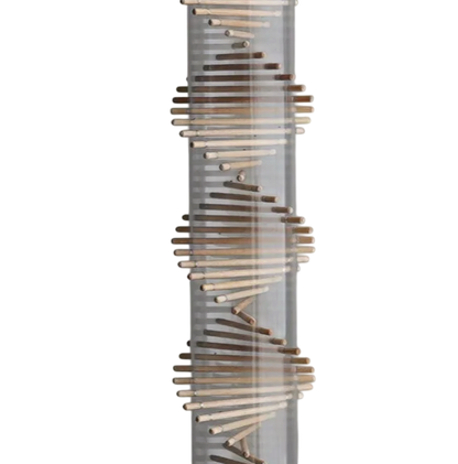 Small Spiral Sounds® Rainstick 24" Poppyseed - Most Gentle