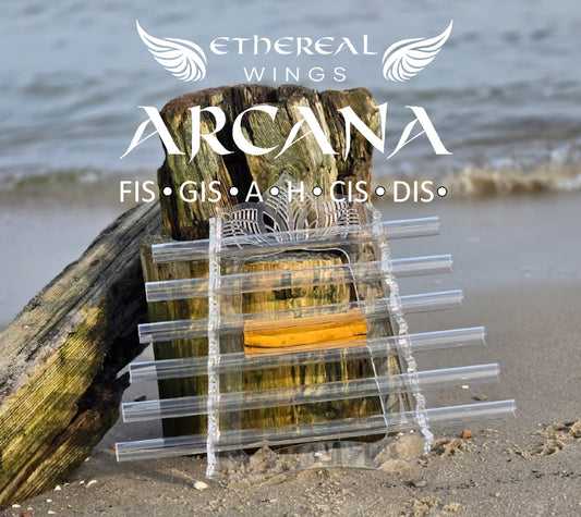 Ethereal Wings 6 Note Arcana Crystal Harp ~ FiS