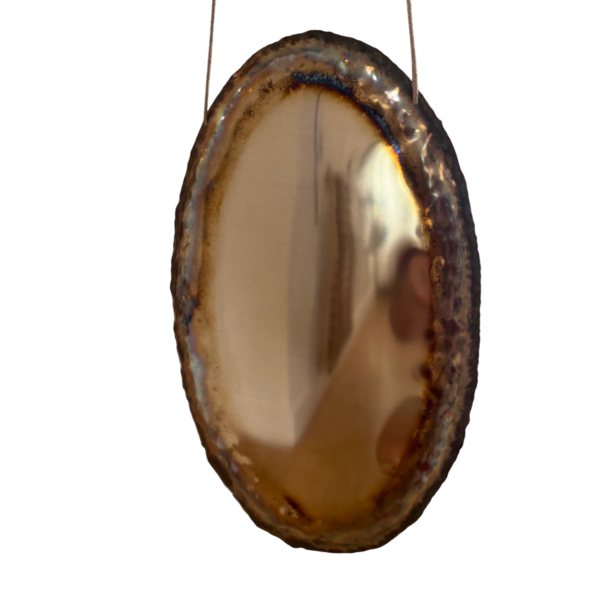 Hathor Mirror Gong #001 19" x 12"