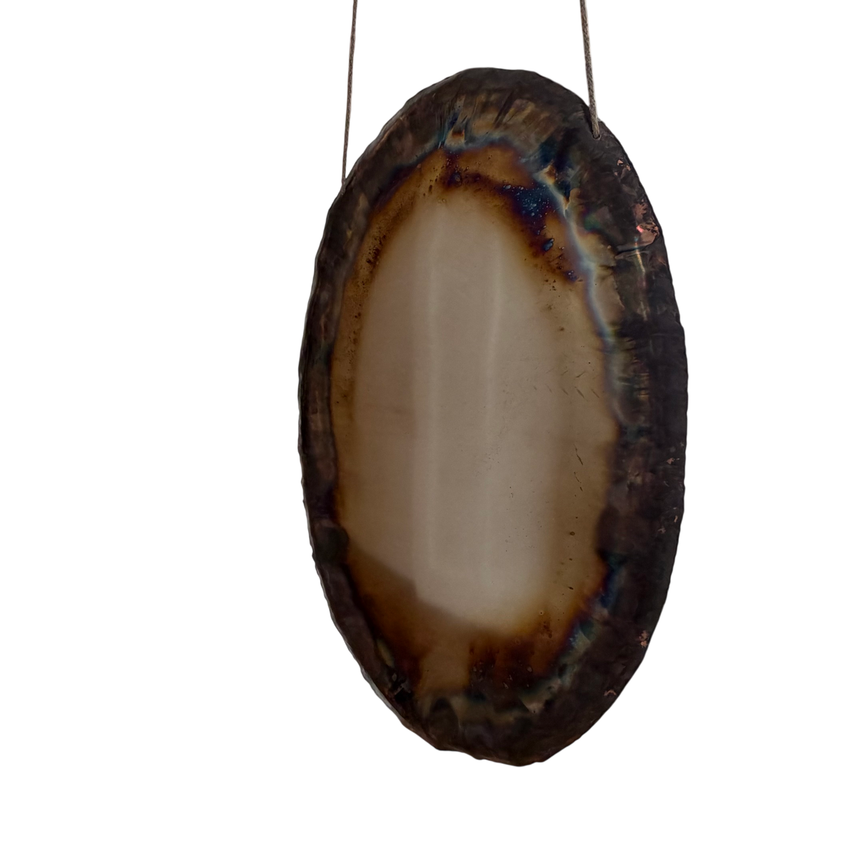 Hathor Mirror Gong #003 19" x 12"