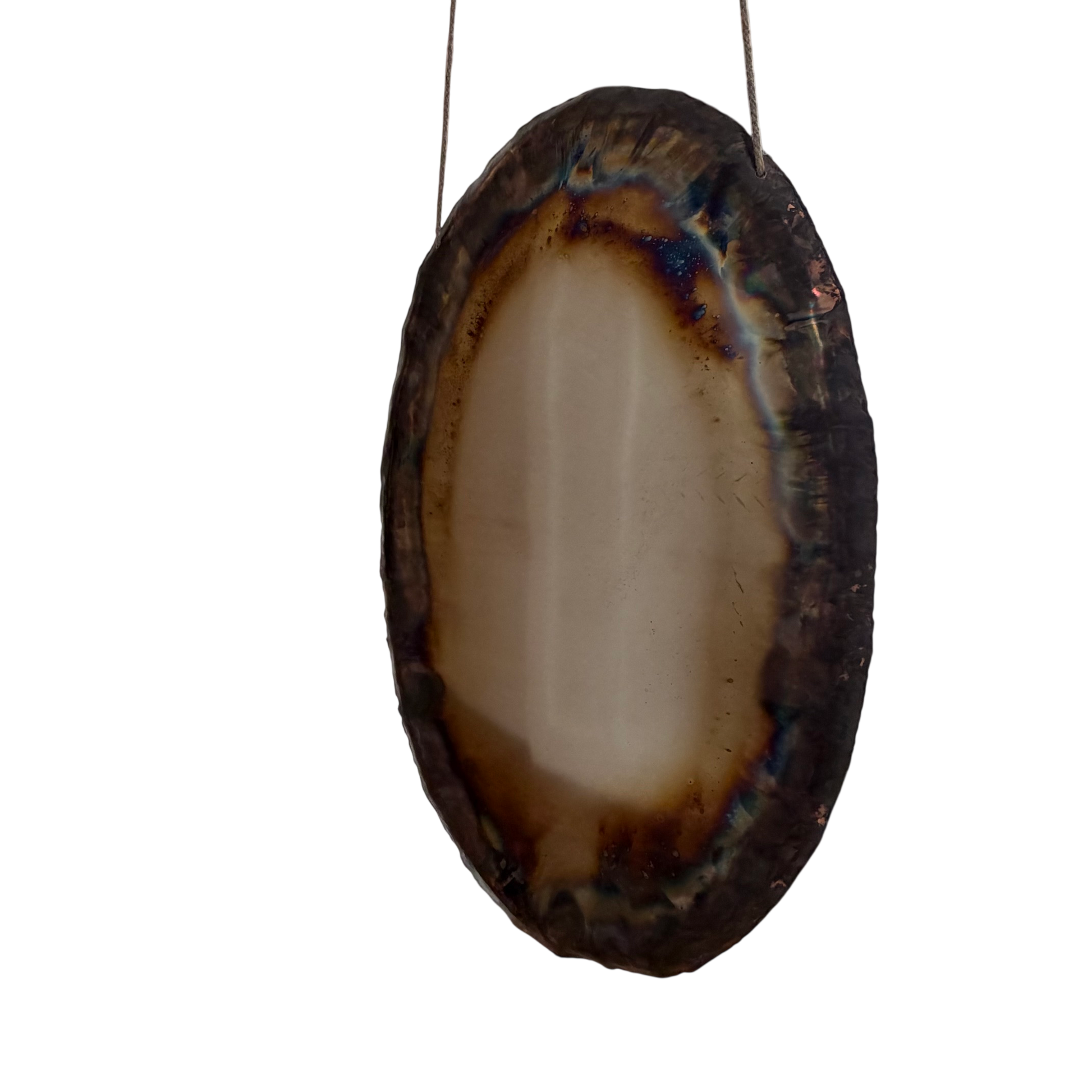 Hathor Mirror Gong #003 19" x 12"