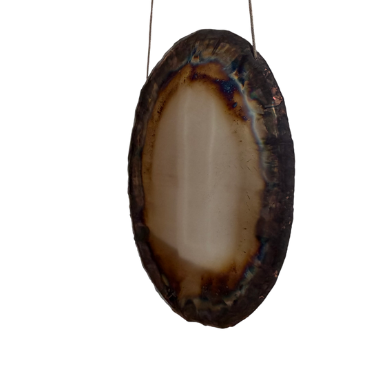 Hathor Mirror Gong #003 19" x 12"