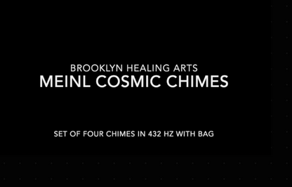 Meinl Cosmic Hand Chimes Set of 4 With Bag in 432 Hz