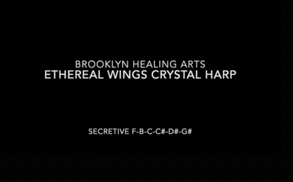 Ethereal Wings 6 Note Secretive Crystal Harp ~ F