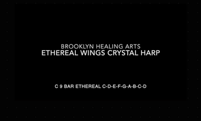 Ethereal Wings 9 Note Crystal Harp Ethereal ~ C