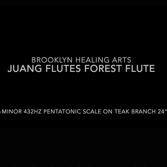Juang Flutes G-Minor Pentatonic Forest Flute Teak Branch 432Hz 24"