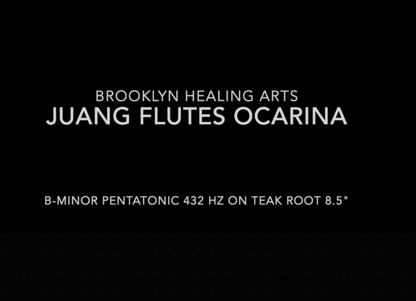 Juang Flutes B-Minor Pentatonic 432Hz Teak Root Ocarina 8.5"