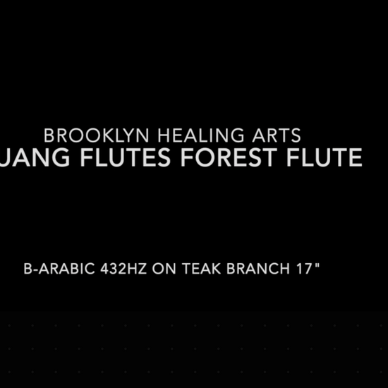 Juang Flutes B-Minor Arabic Scale Forest Flute Teak Branch 432Hz 17"