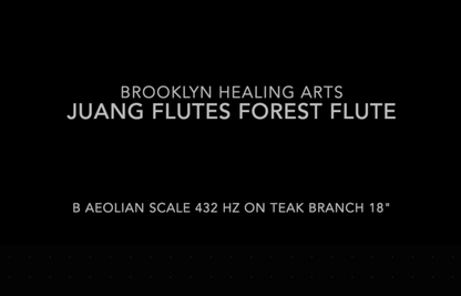 Juang Flutes B-Aeolian Teak Forest Flute 432Hz 18"