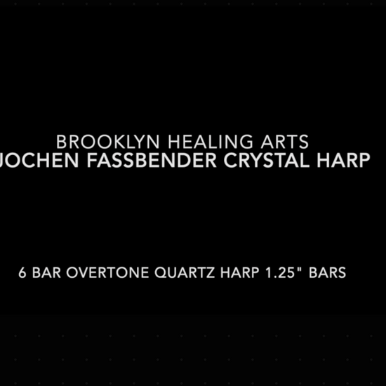 Jochen Fassbender 6 Tone Overtone Series Crystal Chime on G
