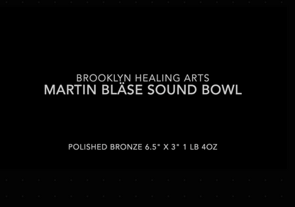 Martin Bläse Polished Bronze Sound Bowl 6.5" x 3" 1lb 4oz