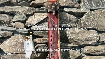 Sea Turtle Borneo Redwood Drone 22.5" E-Minor Pentatonic 432Hz