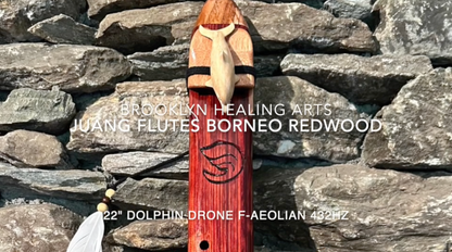 Dolphin Borneo Redwood Drone 22" F-Aeolian 432Hz