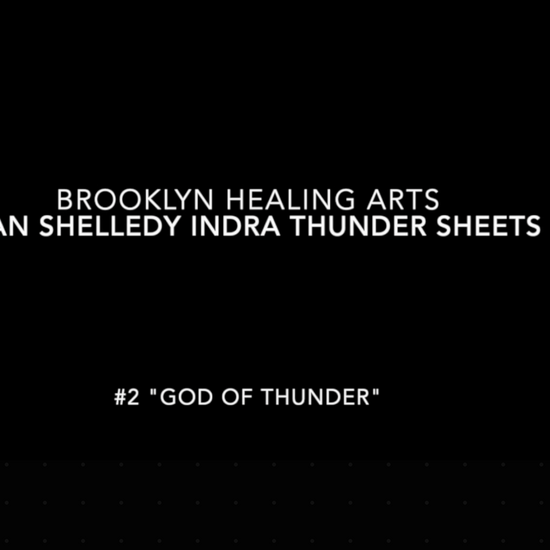 Ryan Shelledy Indra Thunder Sheet #2 "God of Thunder" 