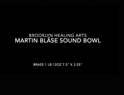 Martin Bläse Brass Sound Bowl 7.5" x 3.25" 1lb 12oz