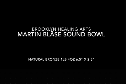 Martin Bläse Natural Bronze Sound Bowl 6.5" x 2.5" 1 lb 4 oz