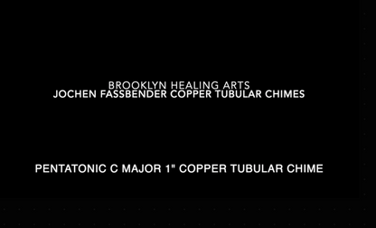 Jochen Fassbender 11 Tone C Major Copper Tube Chime
