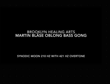 Synodic Moon Oblong Bass Gong Plate 210 Hz