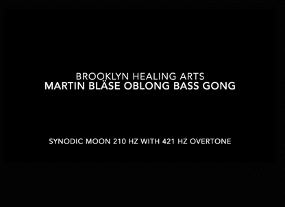 Synodic Moon Oblong Bass Gong Plate 210 Hz