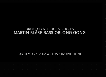 Earth Year Oblong Bass Gong Plate 136 Hz