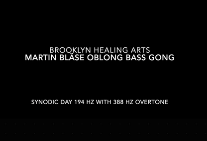 Synodic Day Oblong Bass Gong Plate 194 Hz