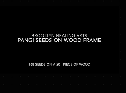 Large Frame Pangi Seed Rattle 168 Seeds on 20" Frame