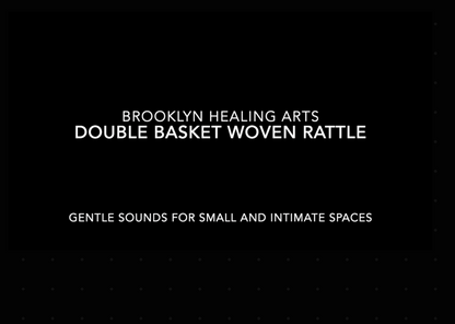 Double Woven Basket Rattle