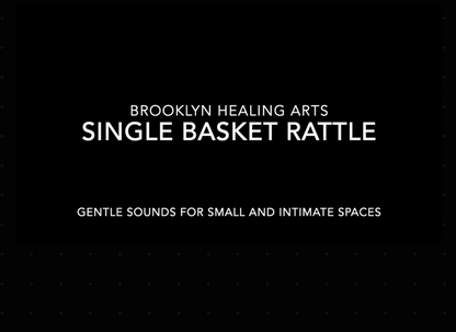 Single Woven Basket Rattle