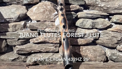 E-Lydian Modal Scale Teak Wood 25" Forest Flute
