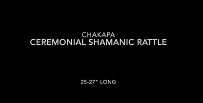 Commodire Palm Chakapa 25" Black & White Fabric with Black & White Cord