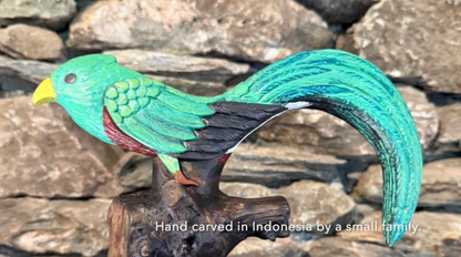 Quetzal Walking Stick Flute F-Minor 432Hz 41"