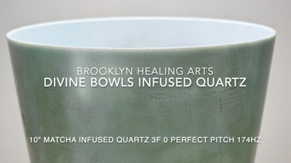 14" Matcha Infused Quartz - 3F 0 (Pitch Perfect) 174 Hz #3015