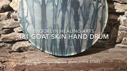 18" Hand Drum With Beater "Dreaming Under the Stars"