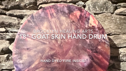 18" Hand Drum With Beater "The Fire Inside"