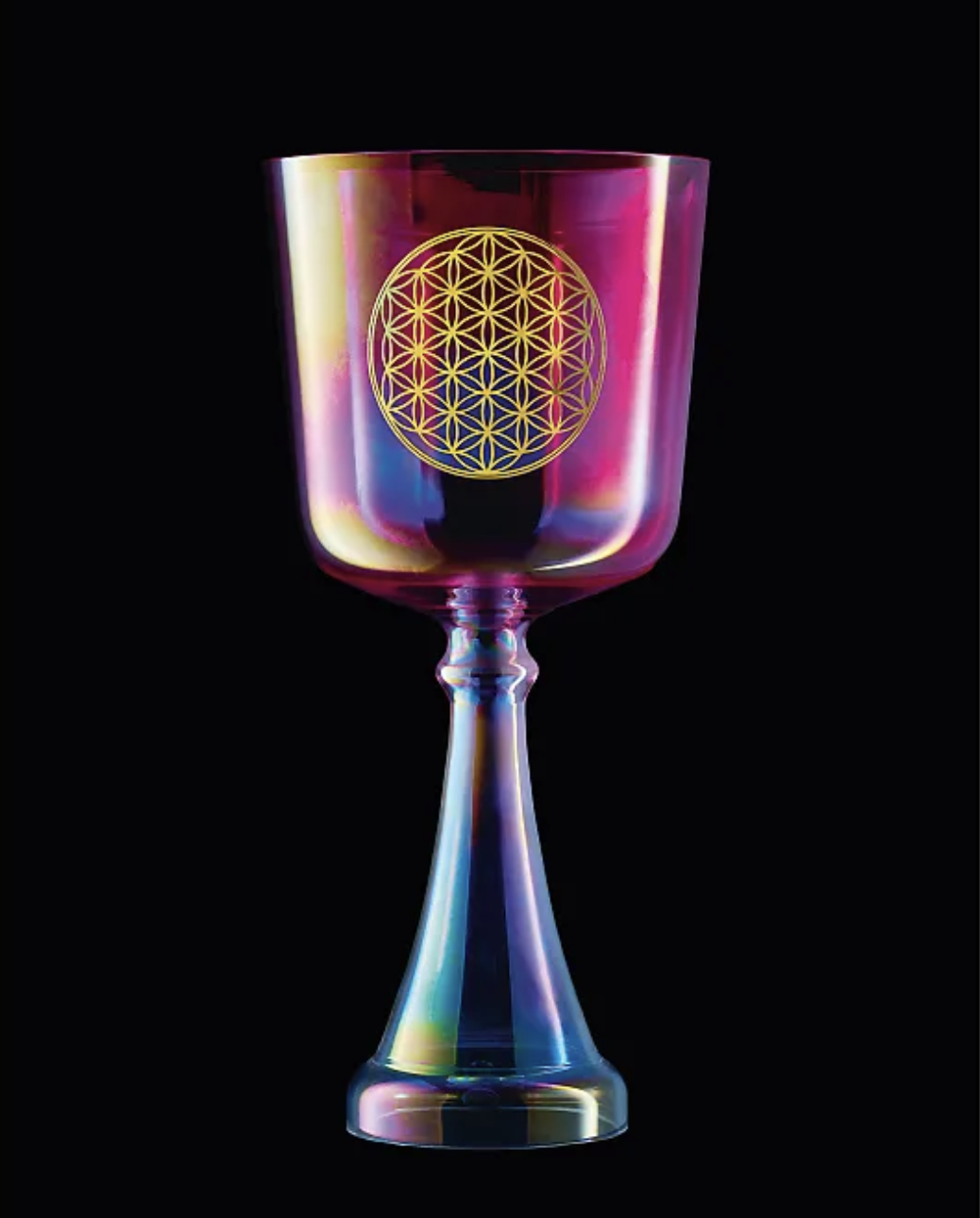 MEINL Sonic Energy Crystal Singing Chalice, 6/15 cm, Note F4, Pink, Heart  Chakra, Flower of Life (CSC6FPFOL), Crystal Singing Chalices, Meinl Sonic  Energy